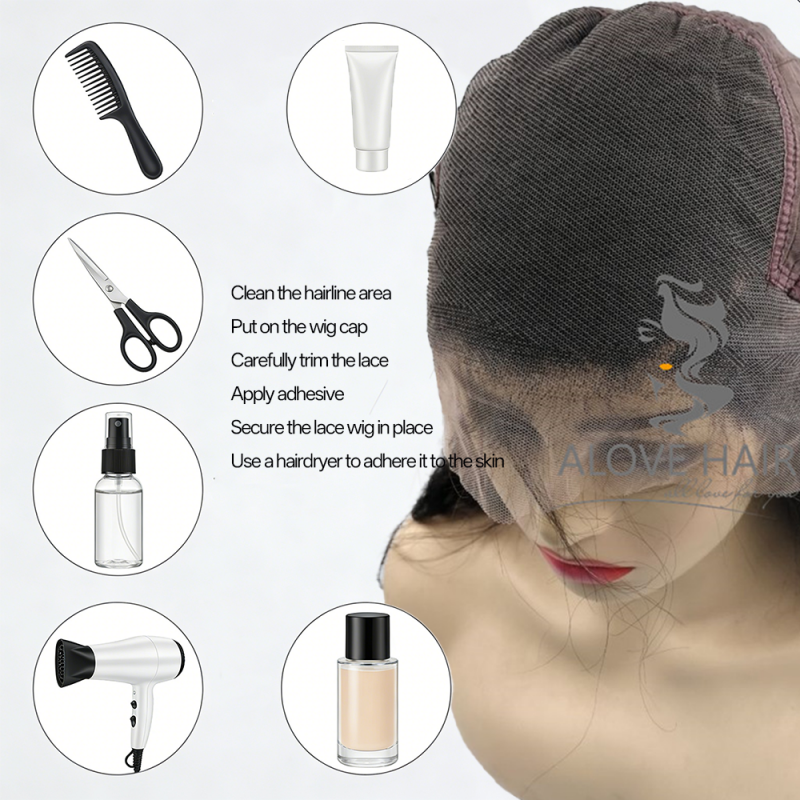 How to Put on Lace Front Wigs