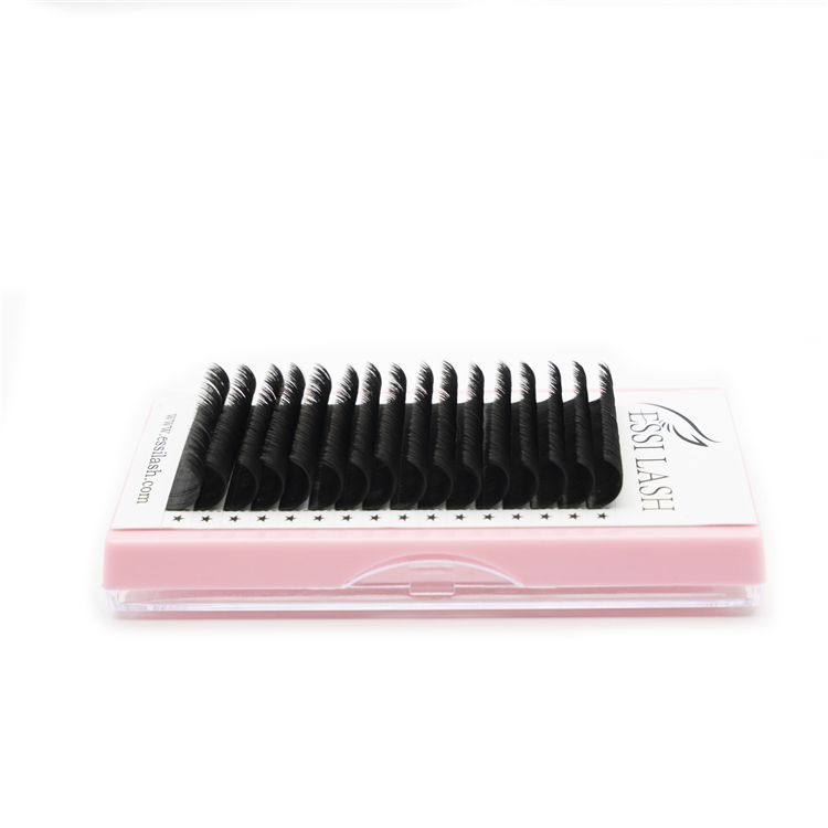  Manufacture Private Label Faux Mink Eyelash Extension High Quality Salon Use D Curl Individual I Lash 