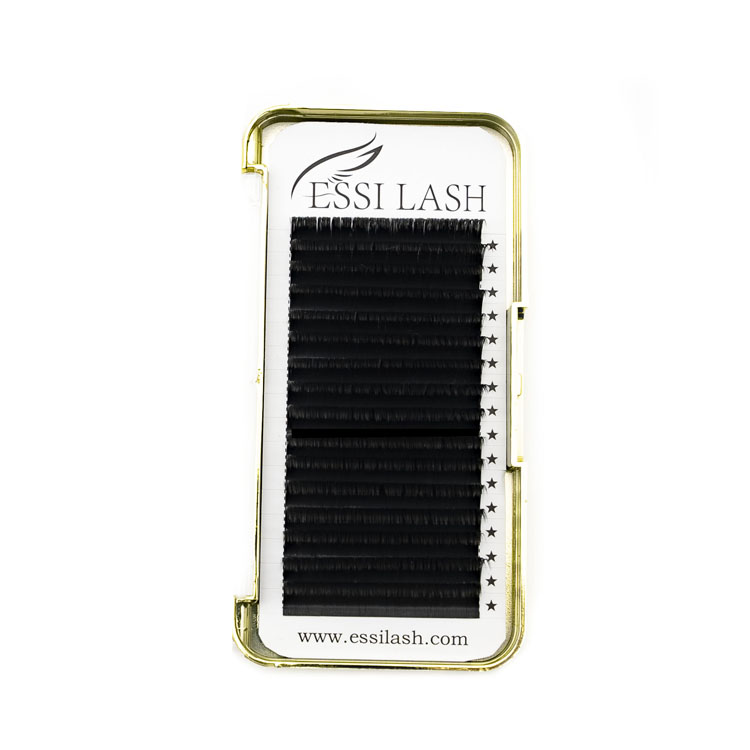 ESSI New Soft OEM Custom Eyelashes Packing Silk Lashes Faux Mink Lashes Synthetic Hair CC Curl Easy Fan For Salon