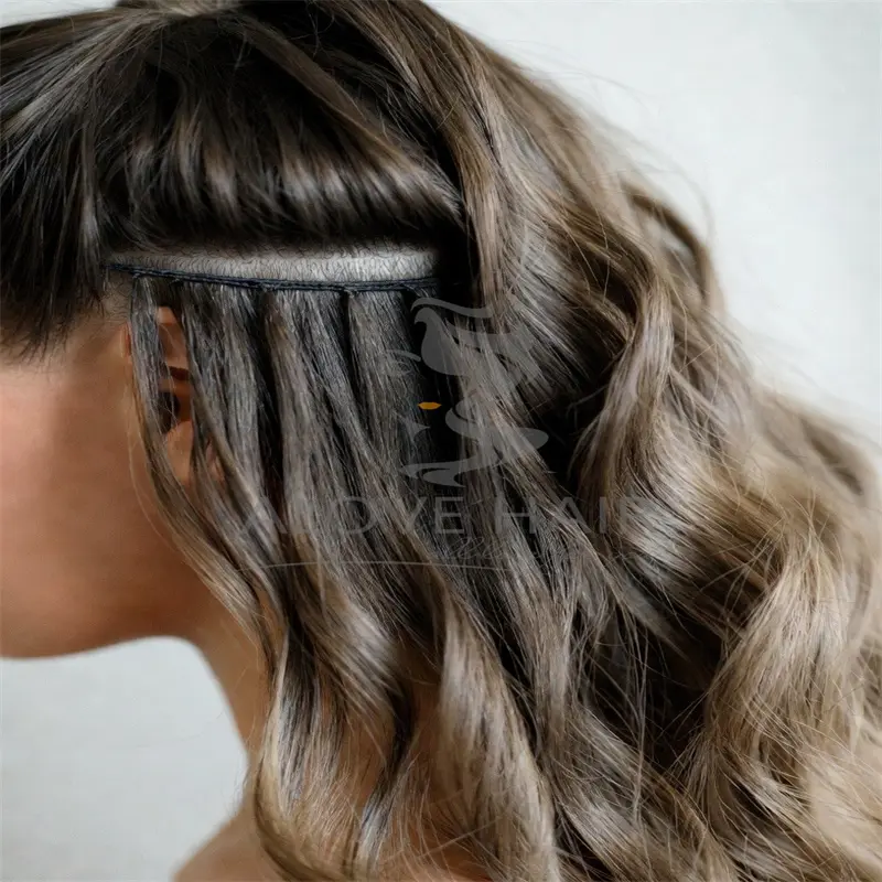 How to Apply Weft Hair Extensions with Beads