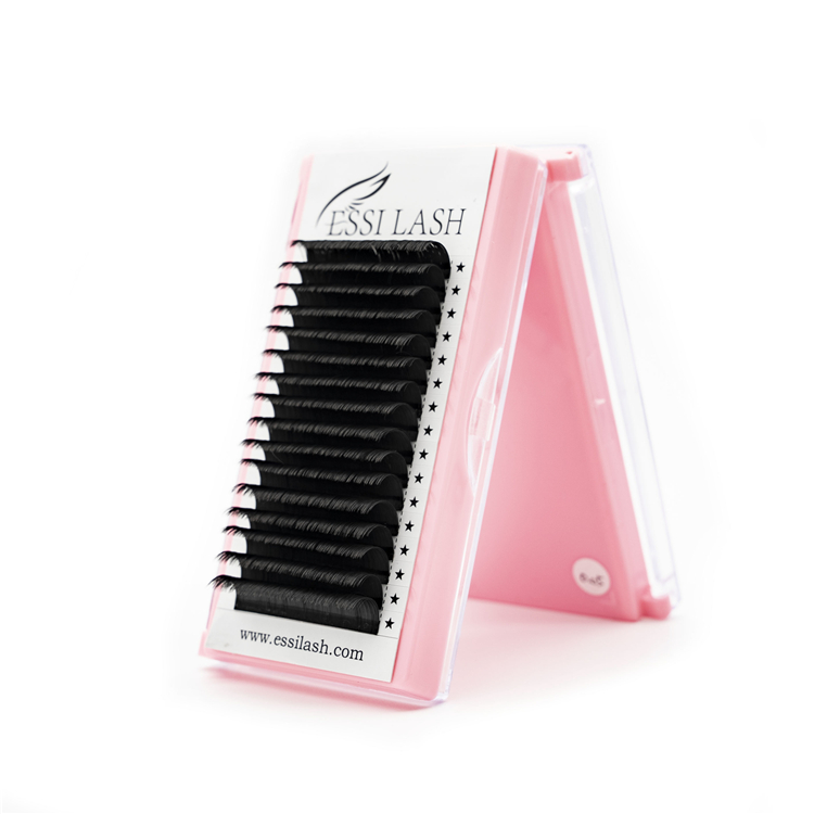  Manufacture Private Label Faux Mink Eyelash Extension High Quality Salon Use D Curl Individual I Lash 