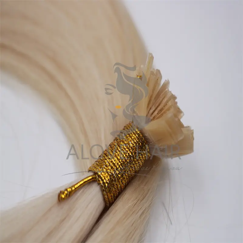 High Quality Blonde Color Flat K Tips Extensions