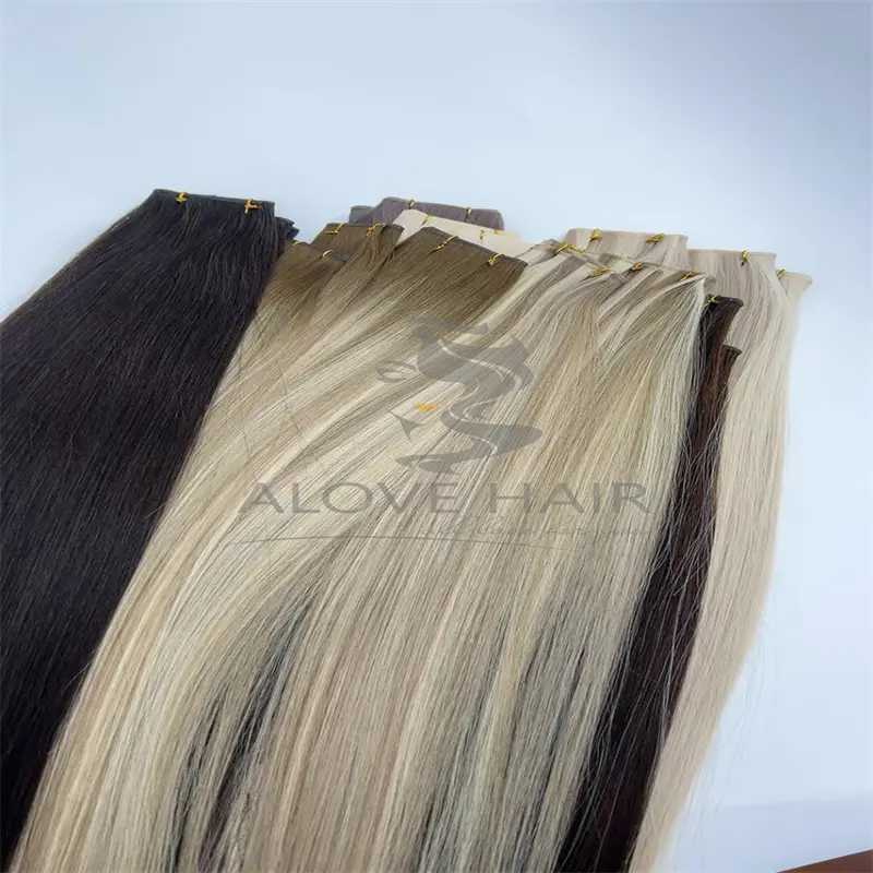 High Quality Remy Hair Genius Wefts Extensions